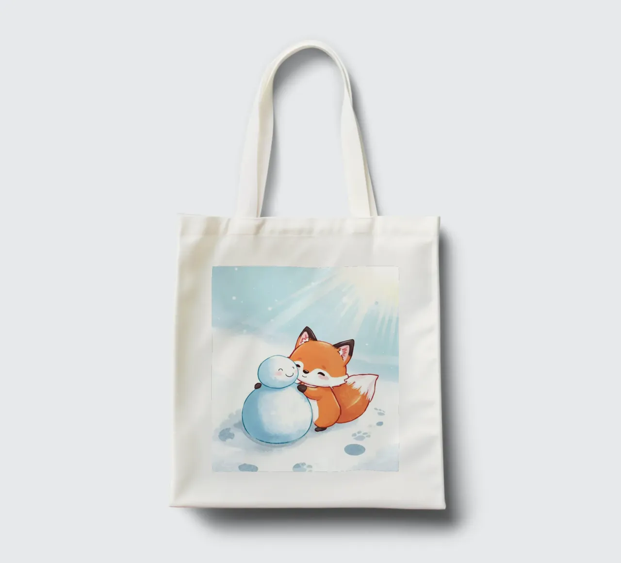 Abbracci caldi nella neve borsa in juta da Voxy's Adventures