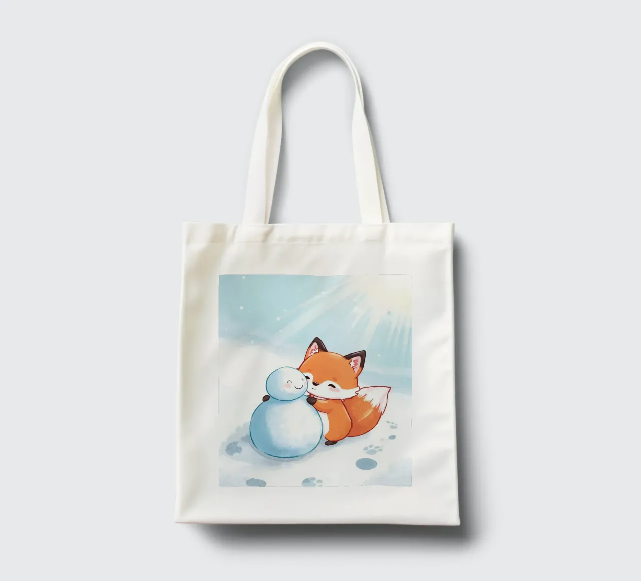 Abbracci caldi nella neve borsa in juta da Voxy's Adventures