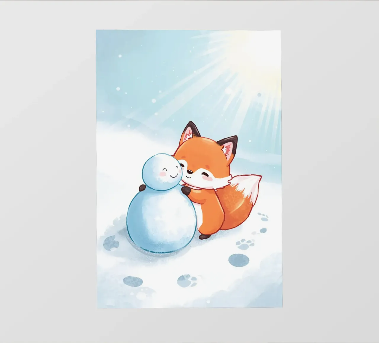 Abbracci caldi nella neve telo in pvc da Voxy's Adventures