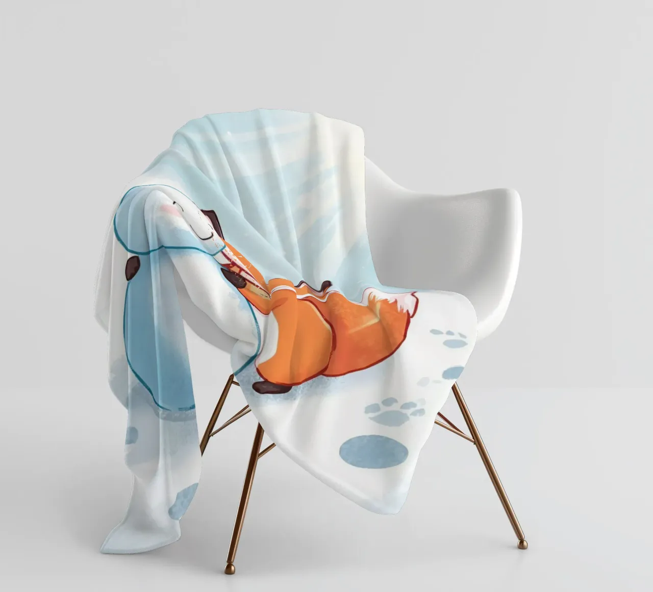 Abbracci caldi nella neve coperta in pile da Voxy's Adventures