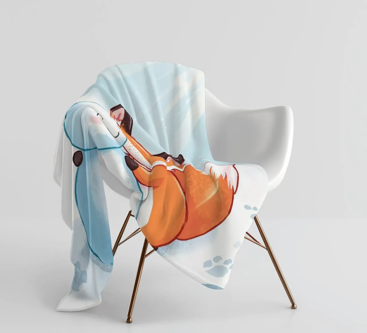 Abbracci caldi nella neve coperta in pile da Voxy's Adventures