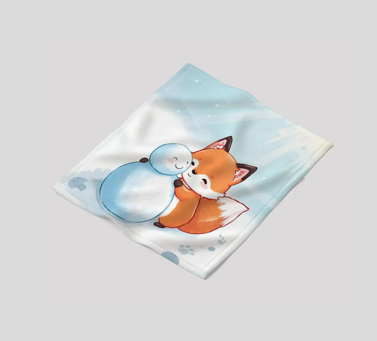 Abbracci caldi nella neve coperta in pile da Voxy's Adventures