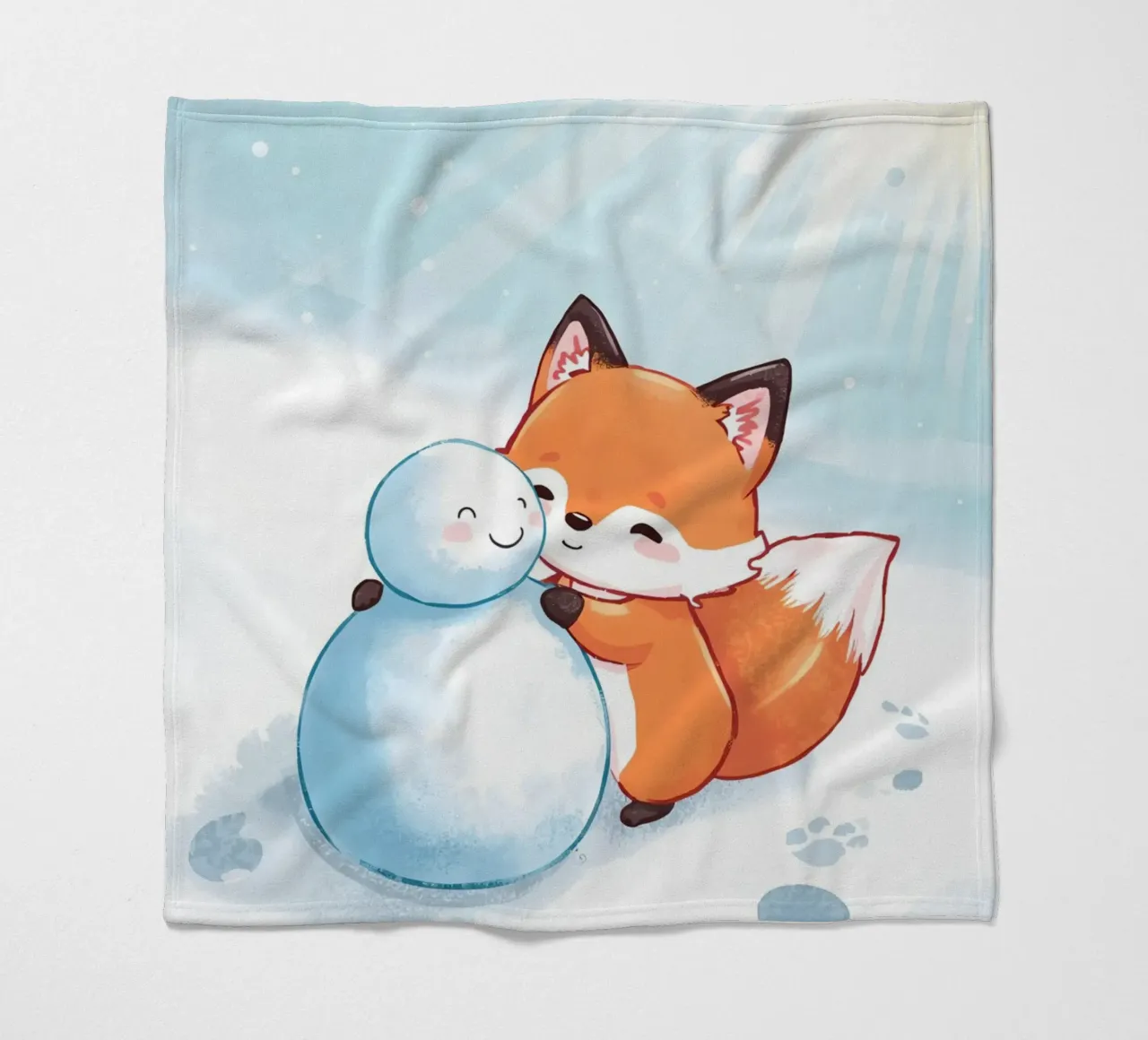 Abbracci caldi nella neve coperta in pile da Voxy's Adventures