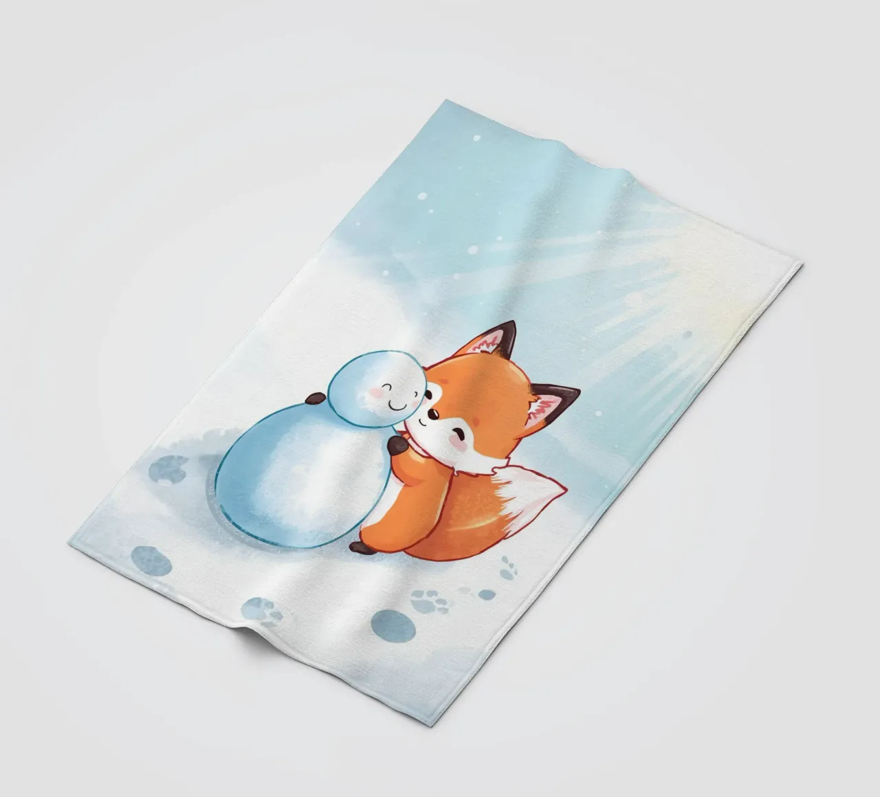 Abbracci caldi nella neve coperta in pile da Voxy's Adventures