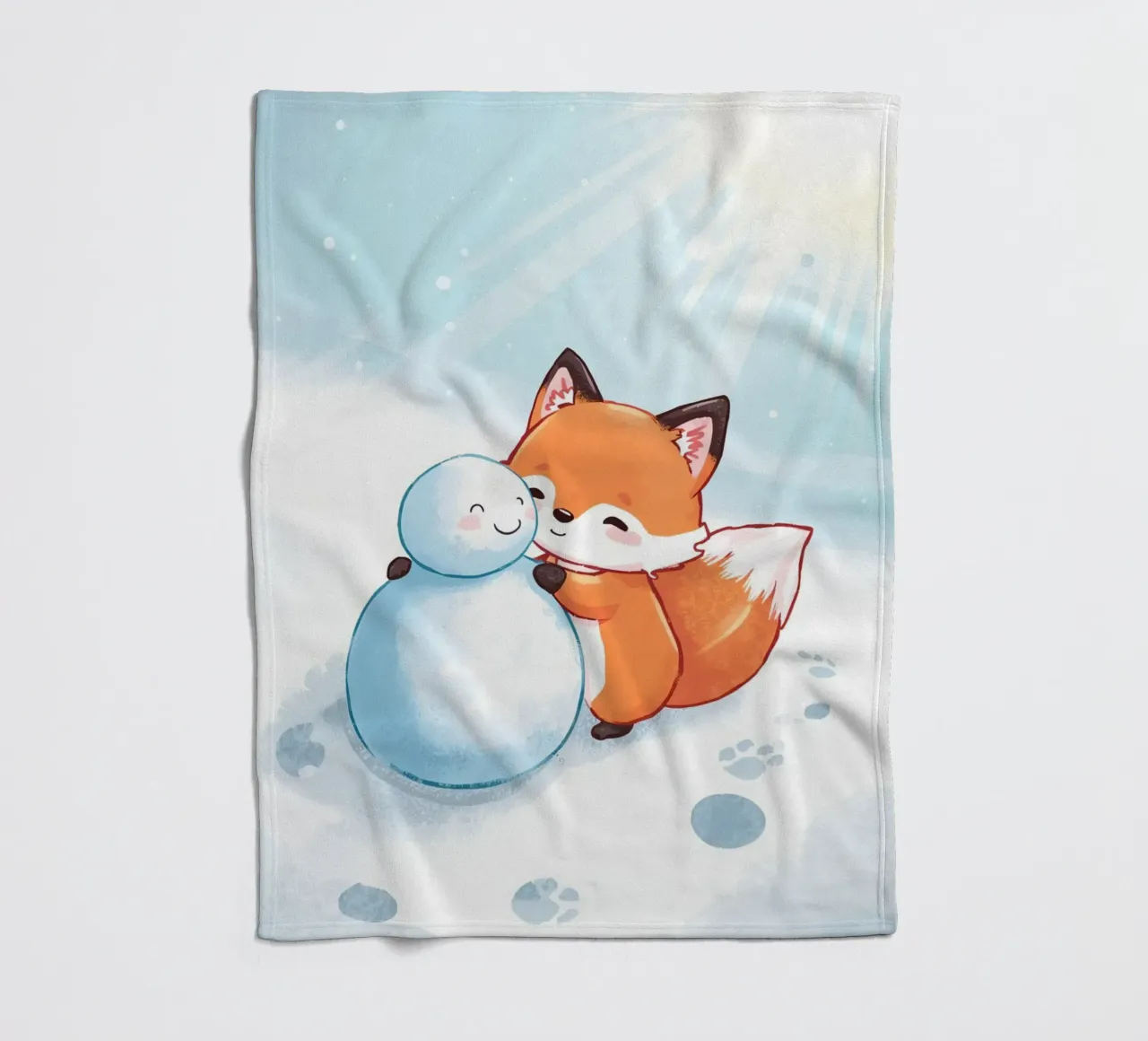 Abbracci caldi nella neve coperta in pile da Voxy's Adventures