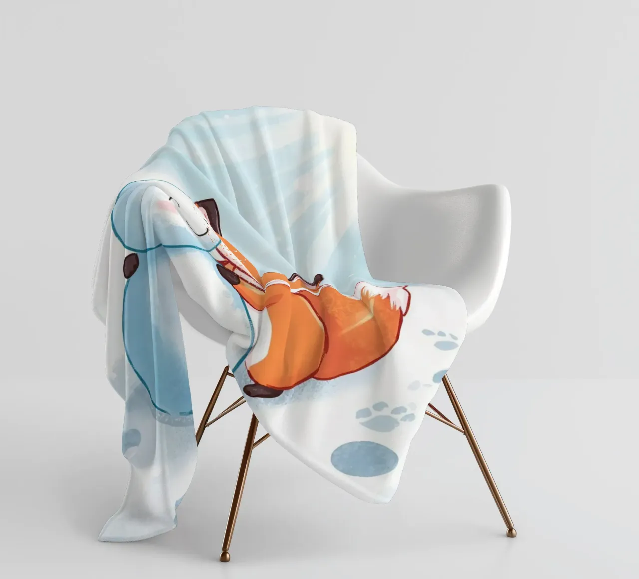 Abbracci caldi nella neve coperta in pile da Voxy's Adventures