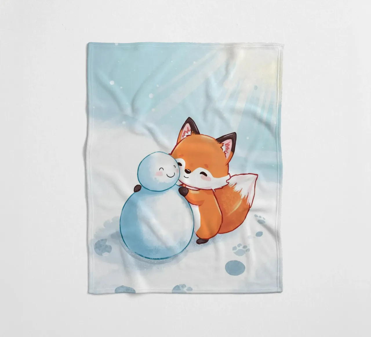 Abbracci caldi nella neve coperta in pile da Voxy's Adventures