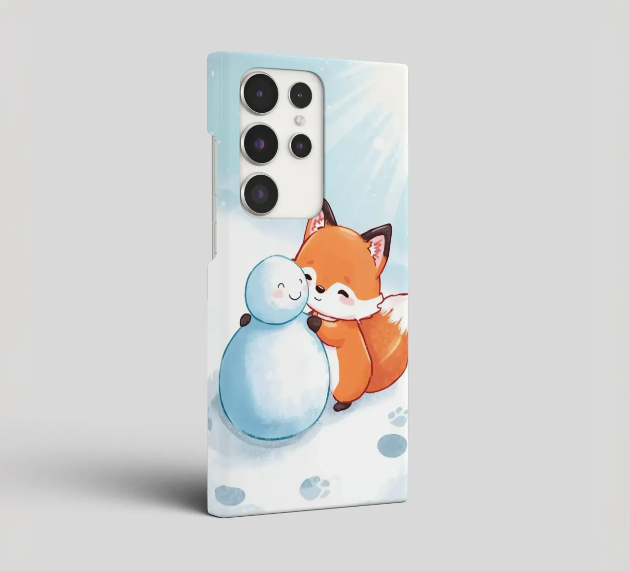 Abbracci caldi nella neve cover samsung da Voxy's Adventures