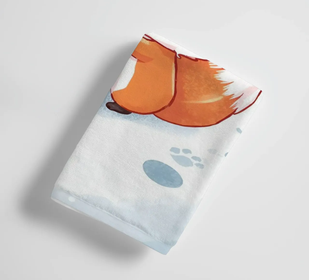 Abbracci caldi nella neve asciugamano da bagno da Voxy's Adventures