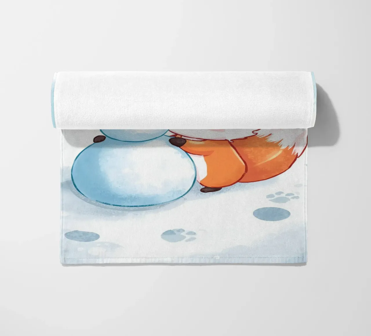 Abbracci caldi nella neve telo mare da Voxy's Adventures