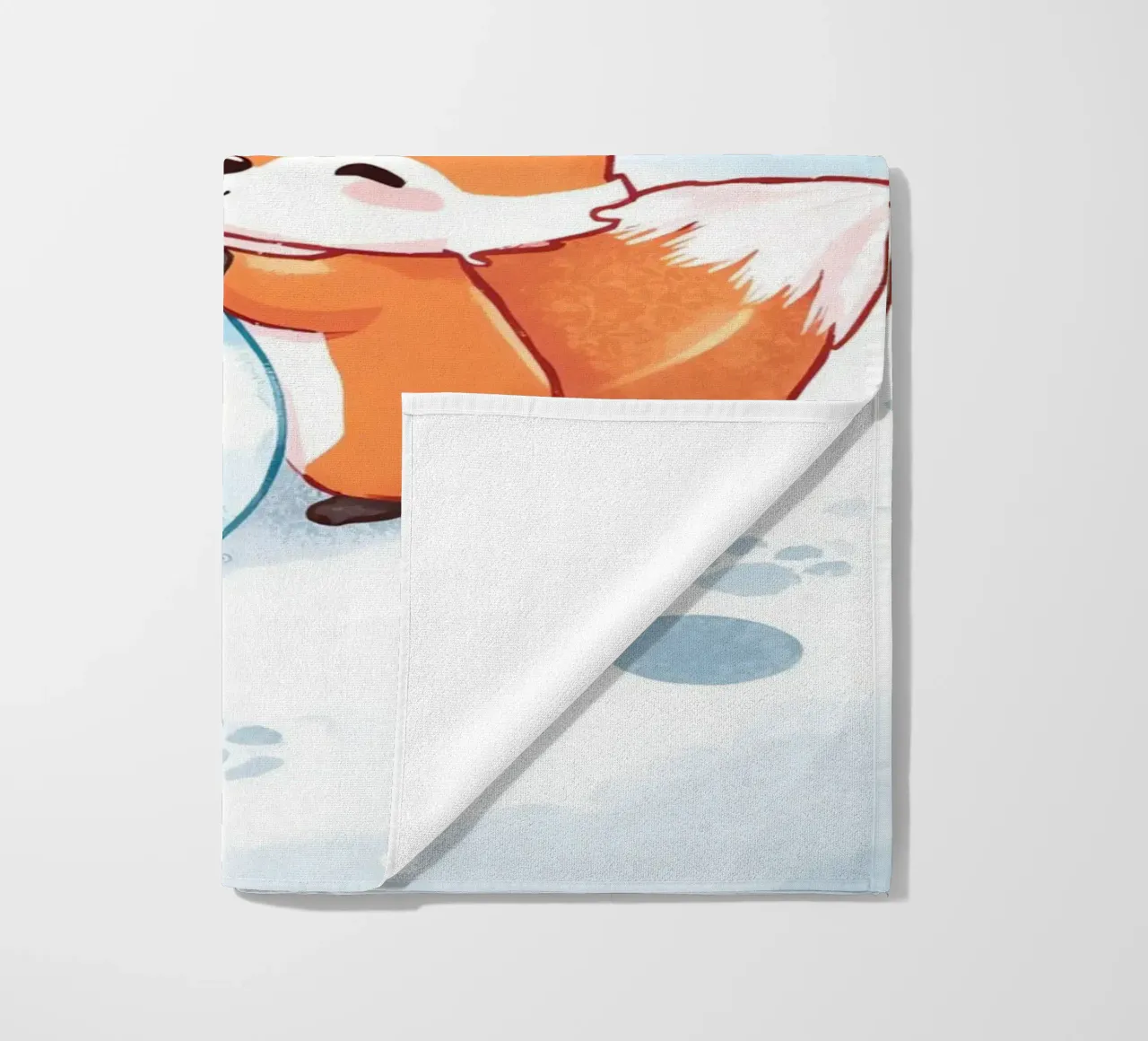 Abbracci caldi nella neve telo mare da Voxy's Adventures