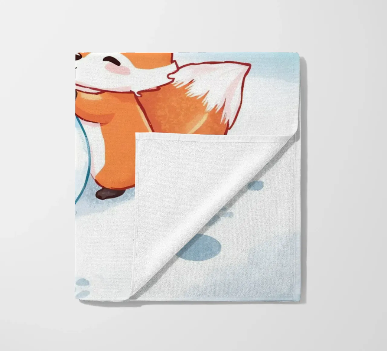 Abbracci caldi nella neve telo mare da Voxy's Adventures