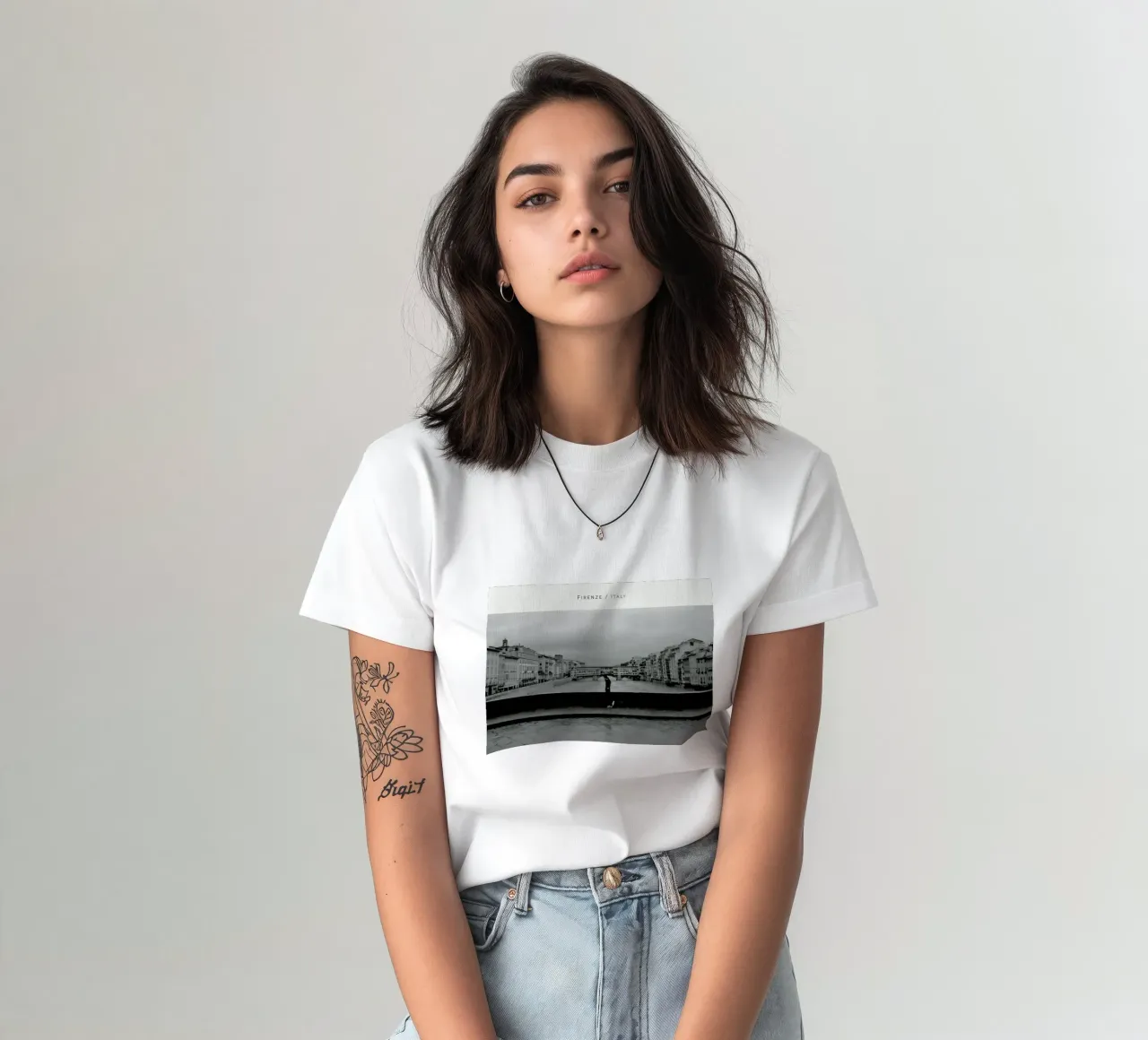 Firenze B&W t-shirt da In Full Color