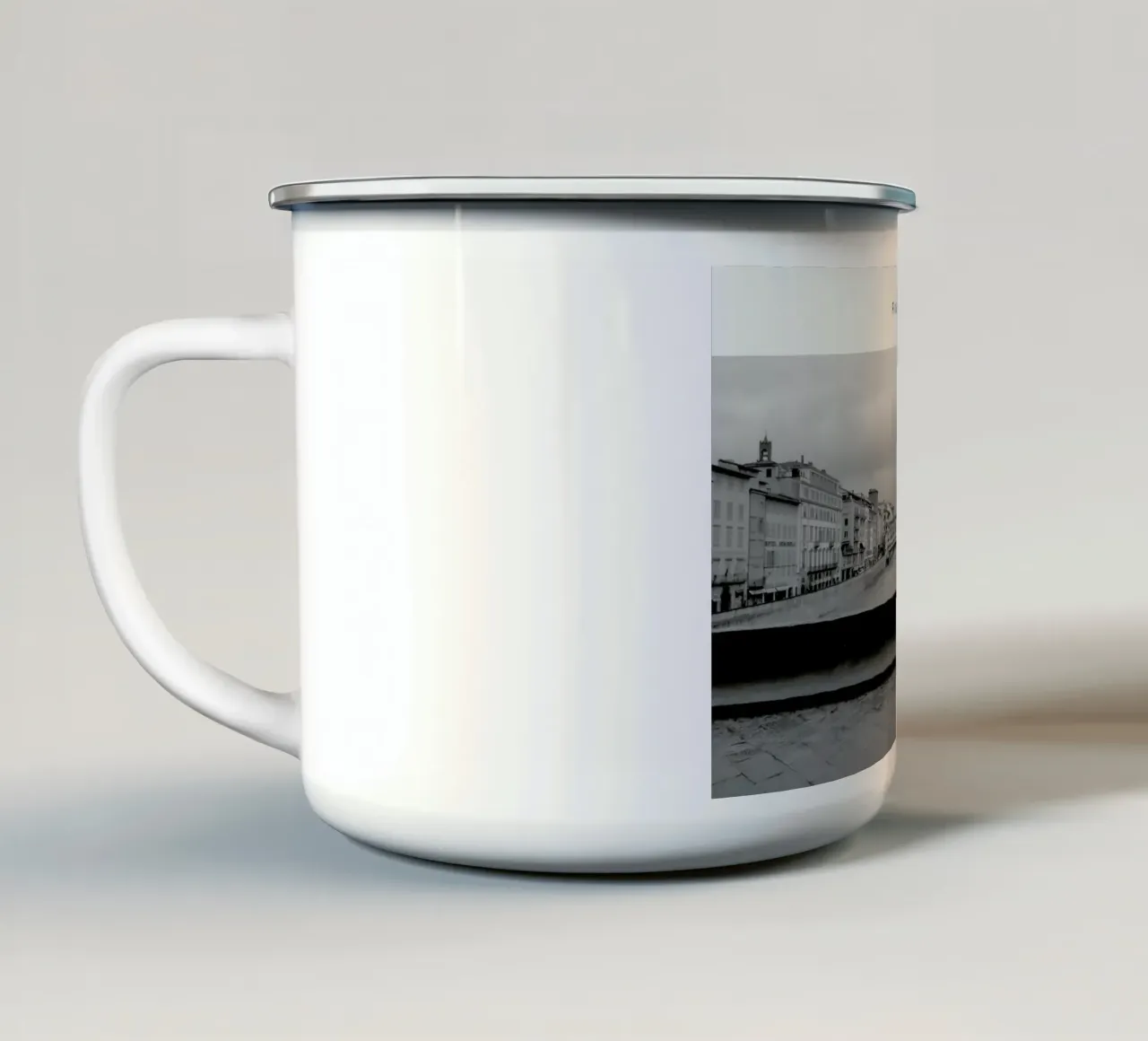 Firenze B&W tazza in smalto da In Full Color