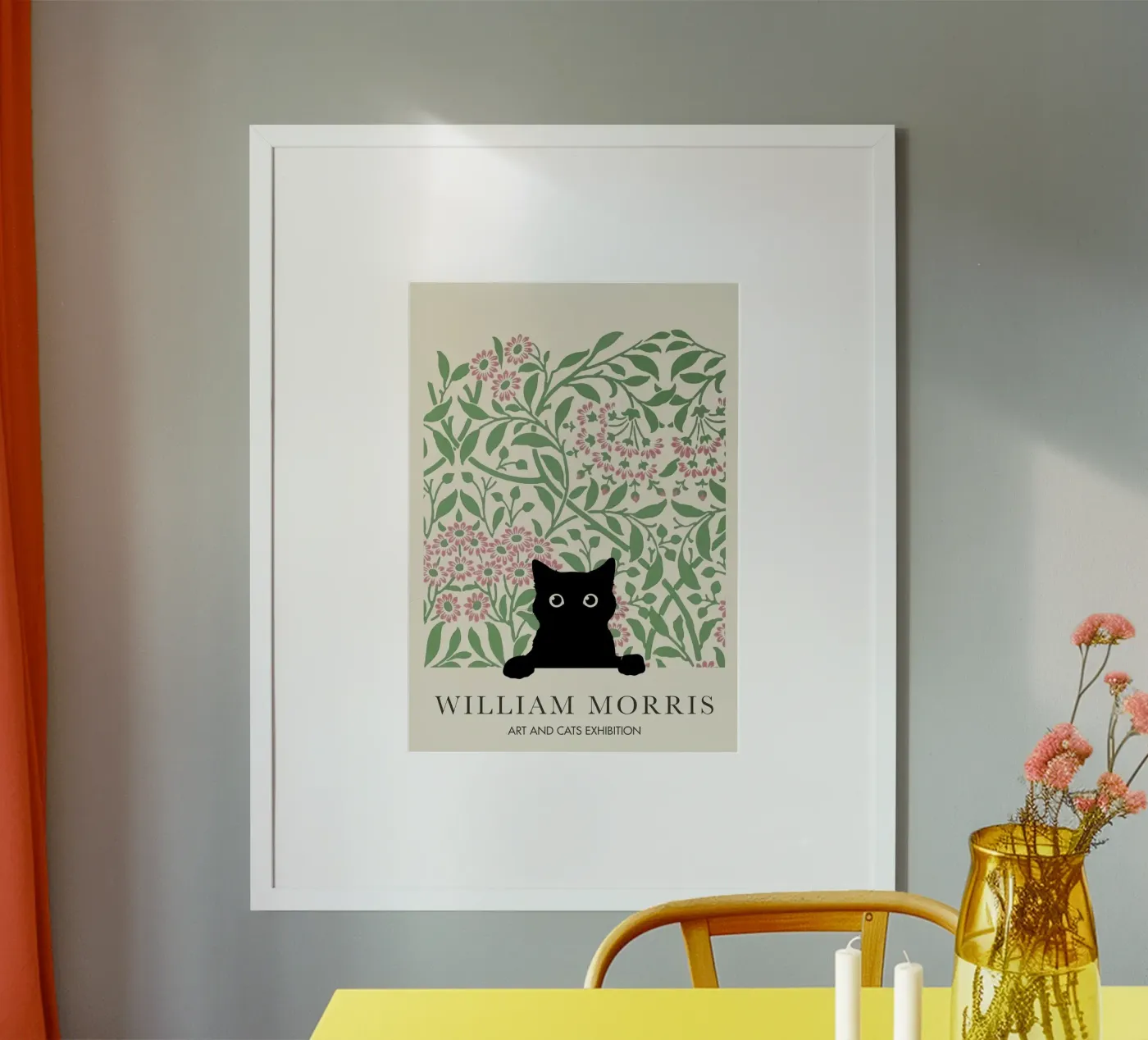 Peeakaboo Kat poster van Isaac Murray