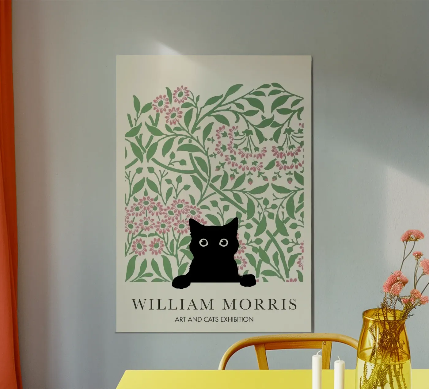 Gatto Peeakaboo poster da Isaac Murray