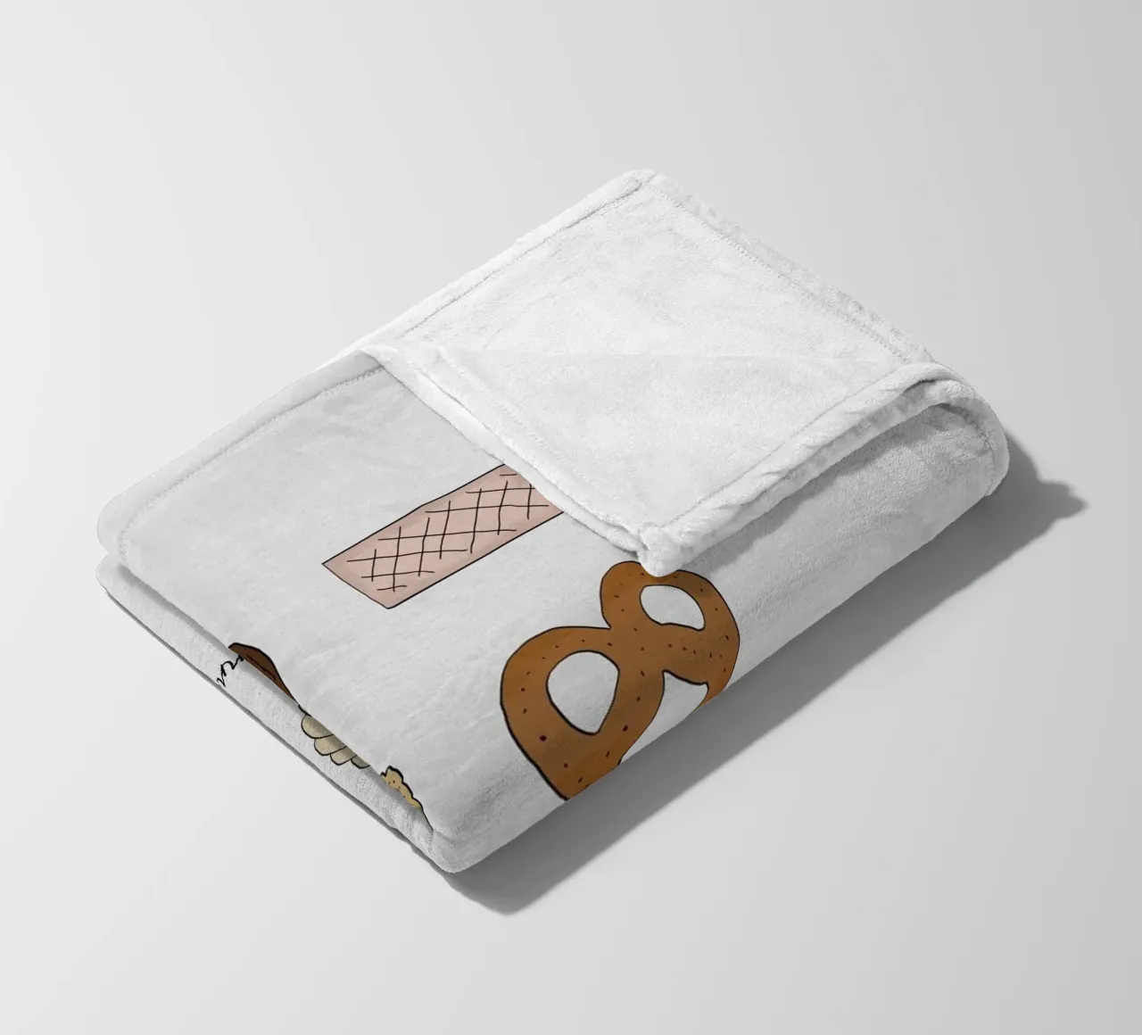 Non ti abbandonerò mai coperta in pile da Orara Studio