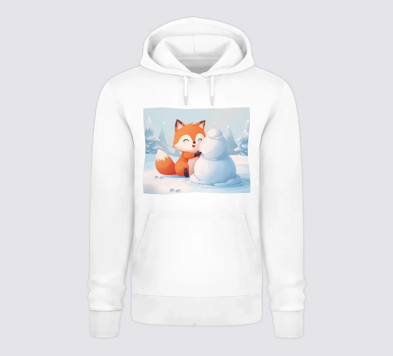 Voxy crea un compagno di neve felpa con cappuccio da Voxy's Adventures