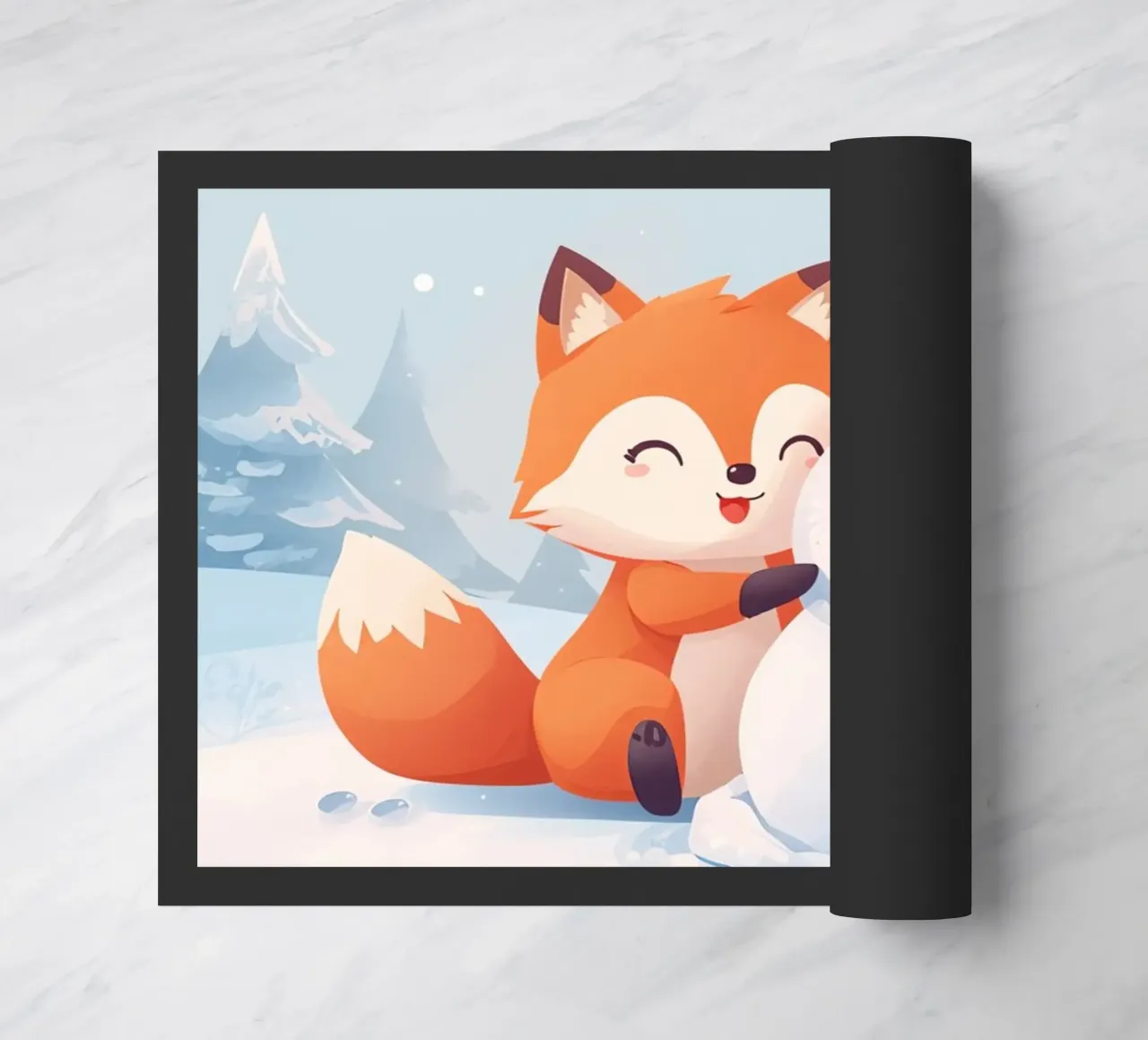 Voxy crea un compagno di neve zerbino da Voxy's Adventures