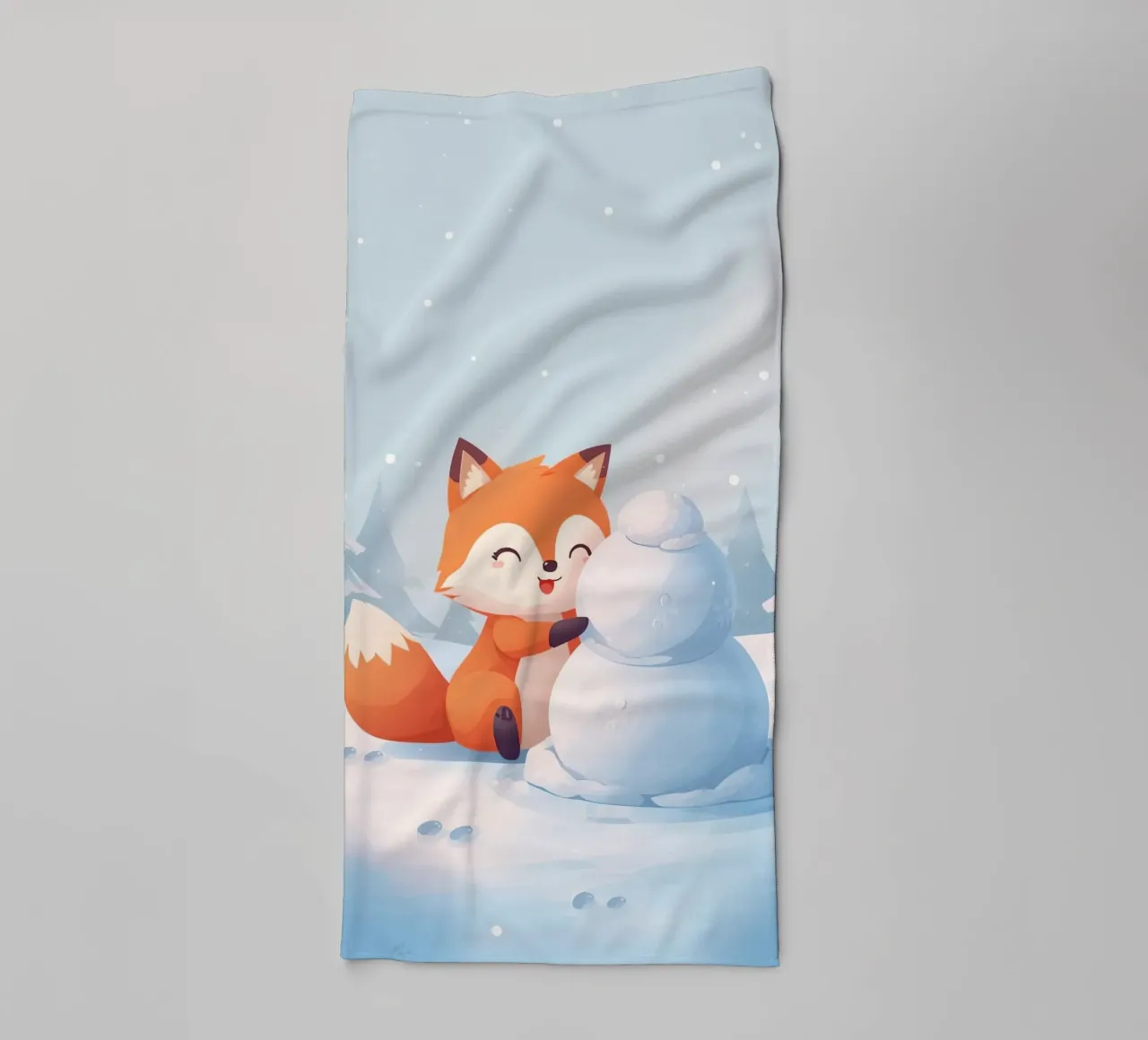 Voxy crea un compagno di neve asciugamano da bagno da Voxy's Adventures