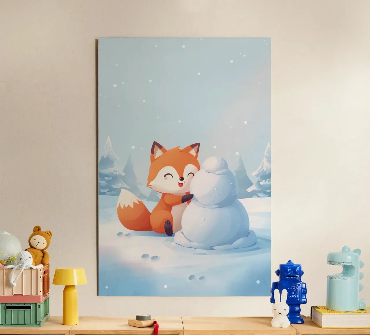 Voxy crea un compagno di neve alluminio dibond da Voxy's Adventures