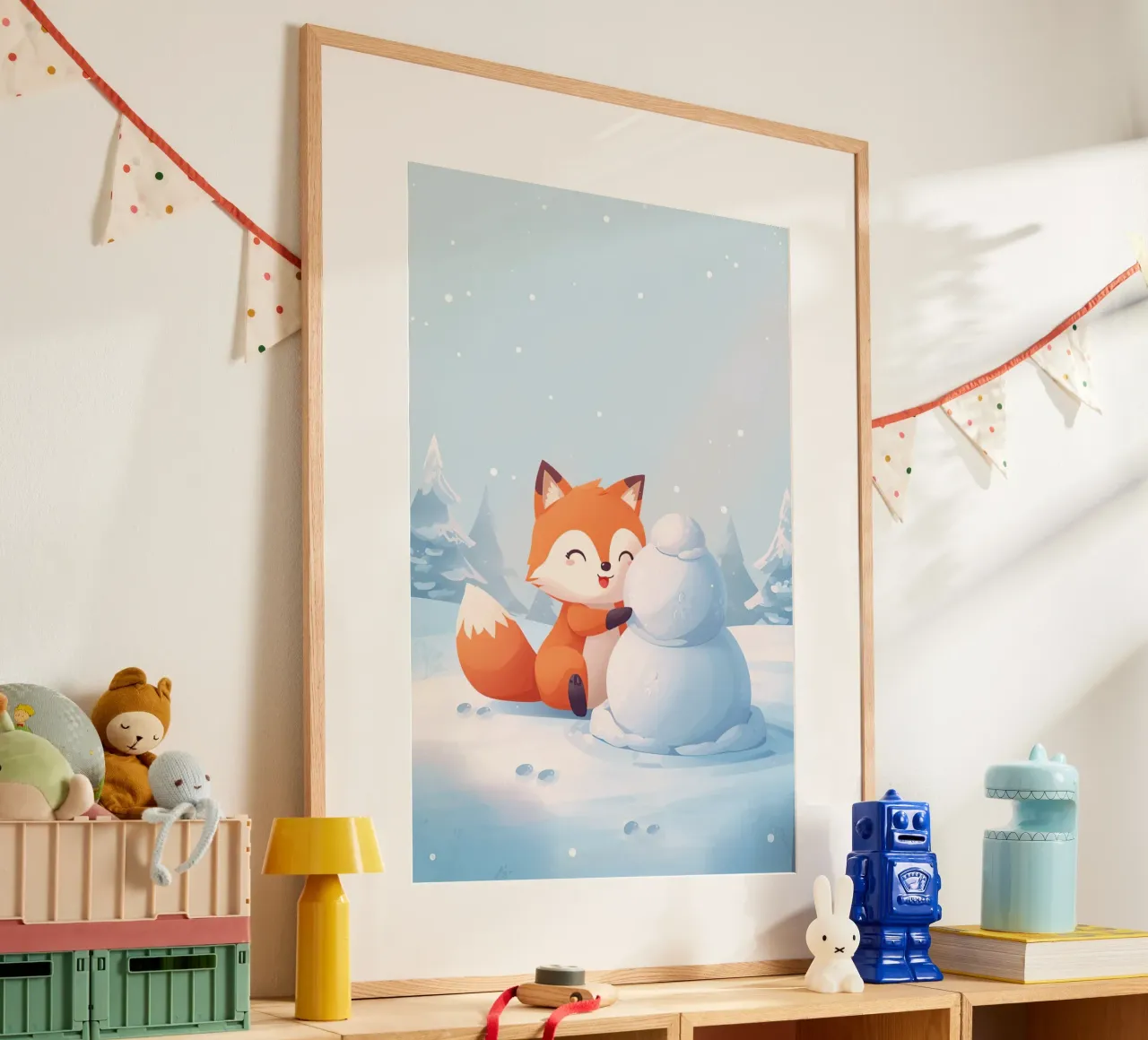 Voxy crea un compagno di neve carta hahnemühle da Voxy's Adventures