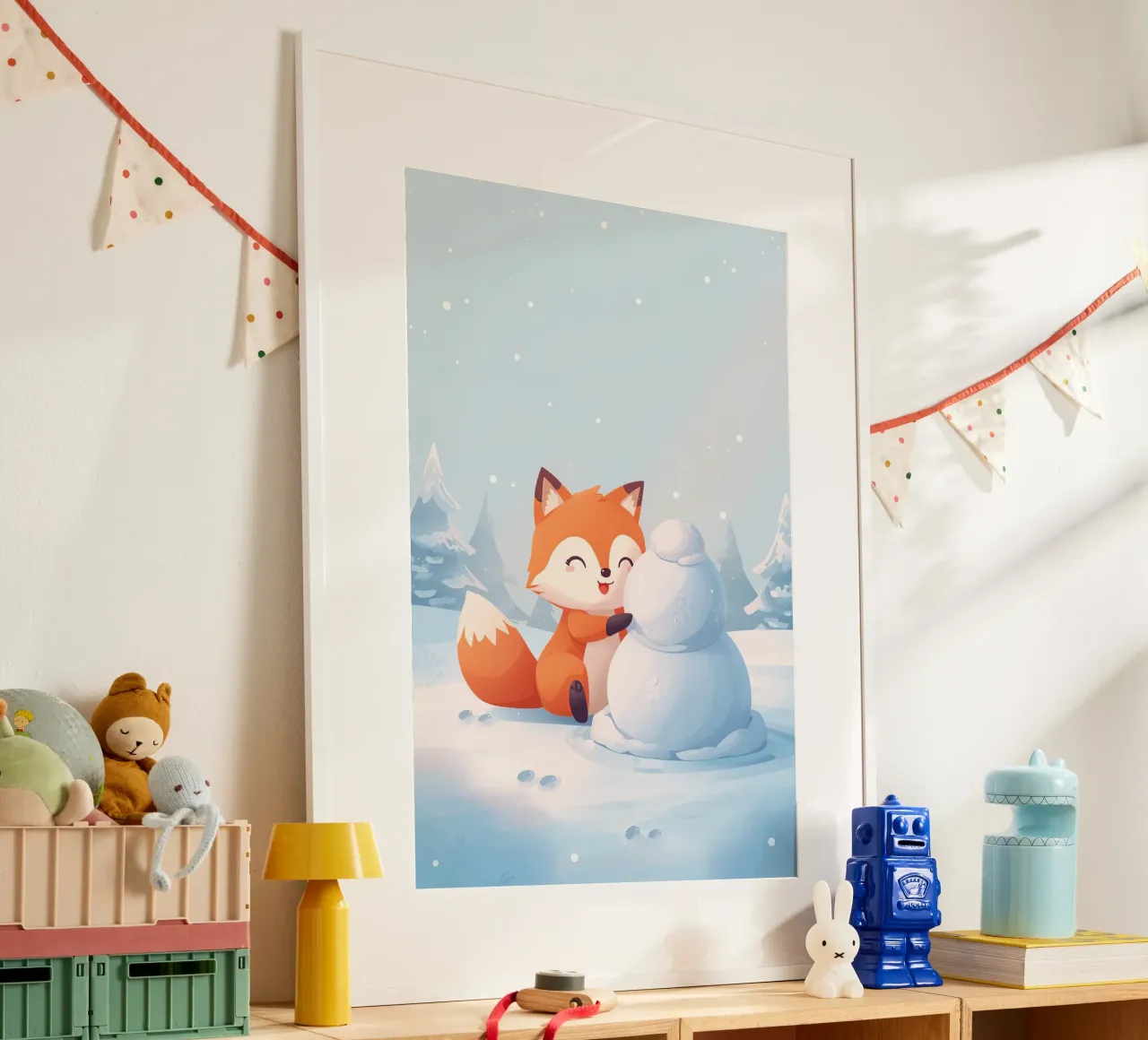 Voxy crea un compagno di neve carta hahnemühle da Voxy's Adventures