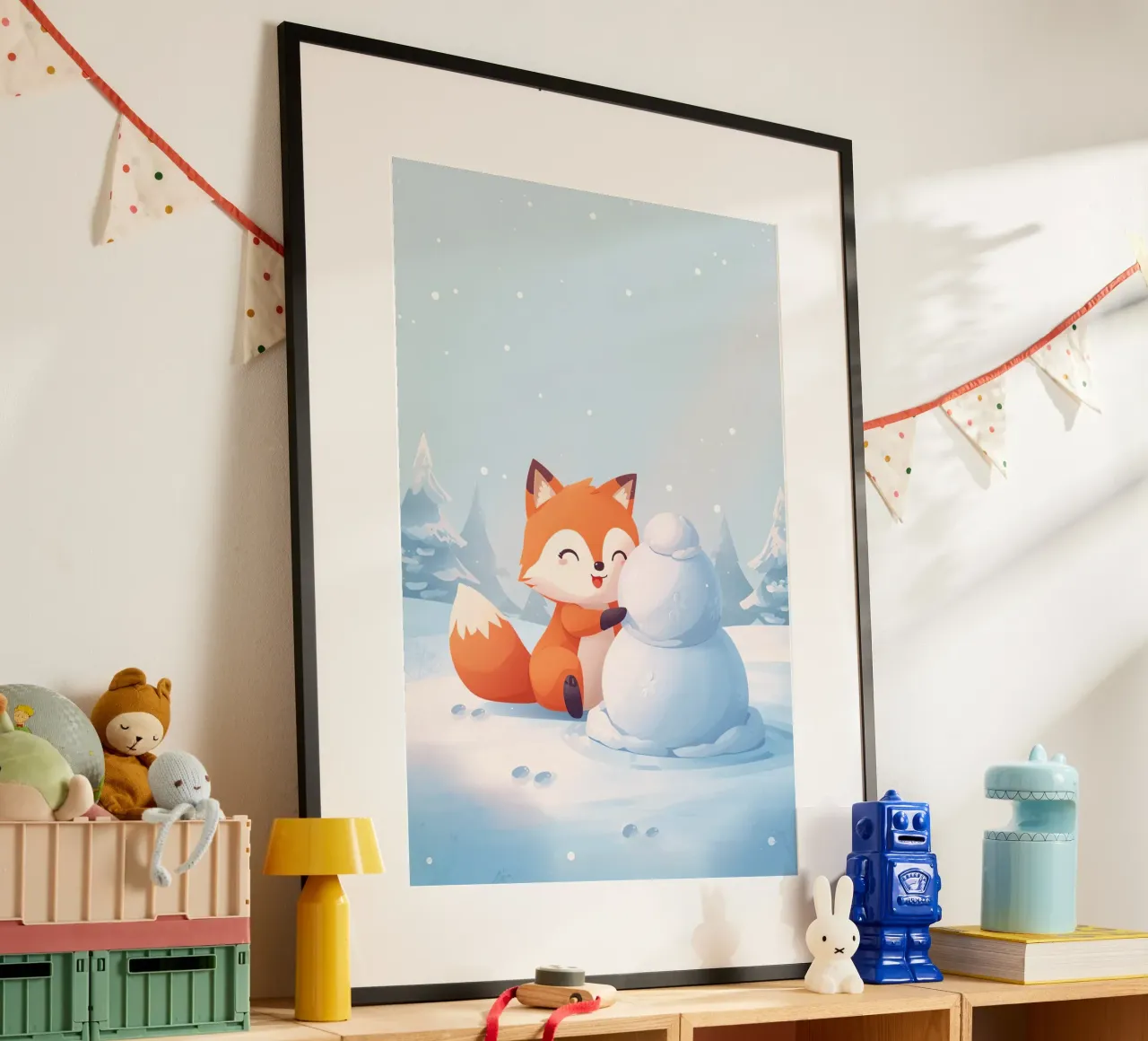 Voxy crea un compagno di neve carta hahnemühle da Voxy's Adventures