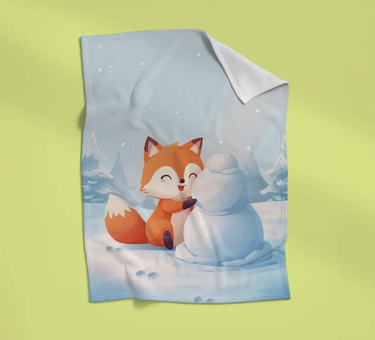 Voxy crea un compagno di neve coperta in pile da Voxy's Adventures