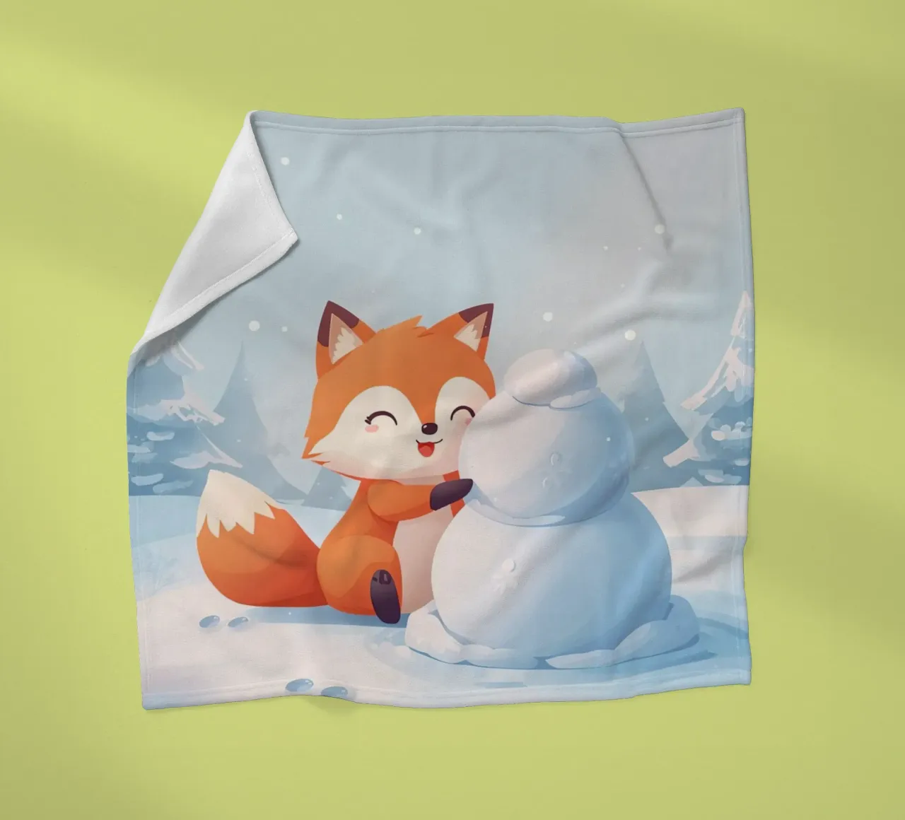 Voxy crea un compagno di neve coperta in pile da Voxy's Adventures