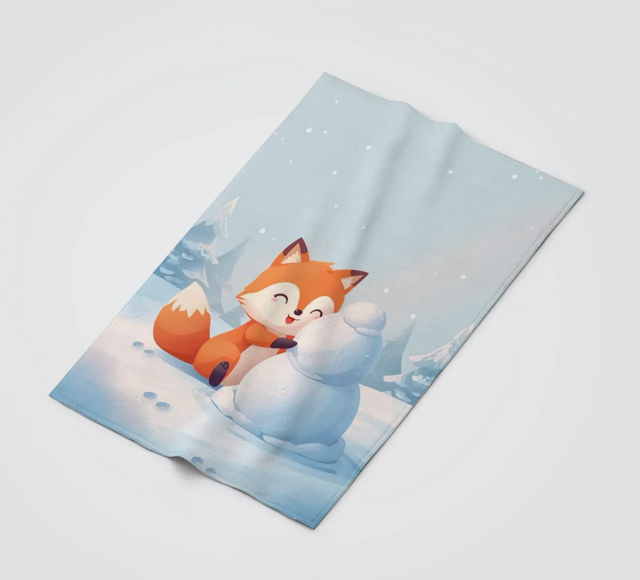 Voxy crea un compagno di neve coperta in pile da Voxy's Adventures