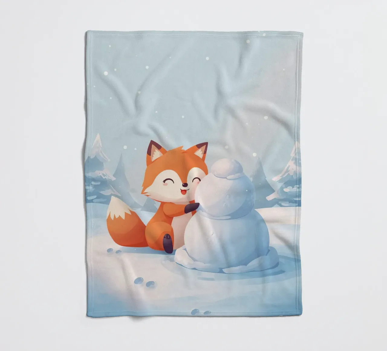 Voxy crea un compagno di neve coperta in pile da Voxy's Adventures