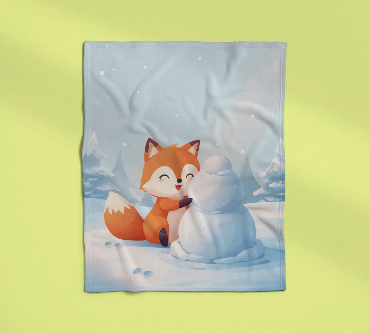 Voxy crea un compagno di neve coperta in pile da Voxy's Adventures