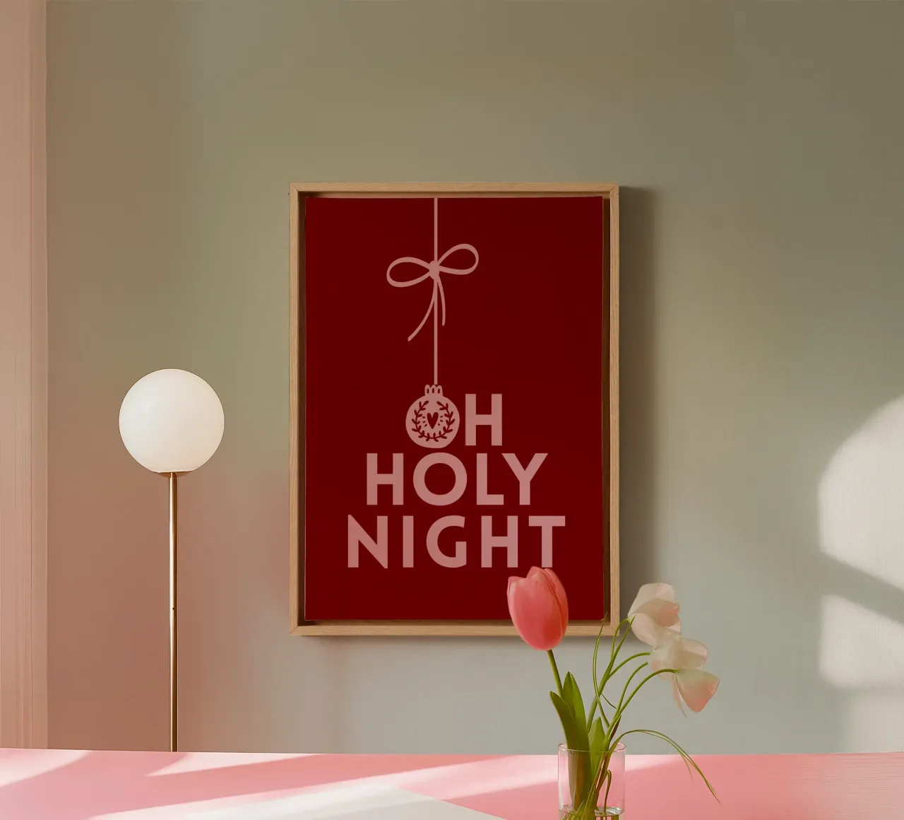 Oh Holy Night canvas by PurePeachChristmas