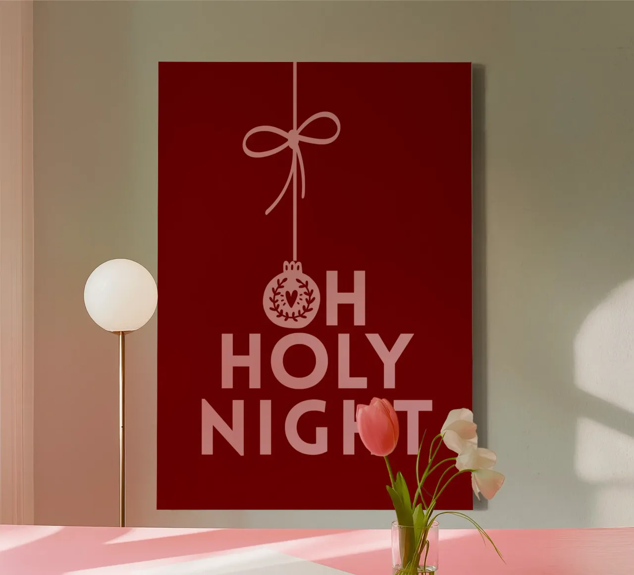 Oh Holy Night canvas by PurePeachChristmas