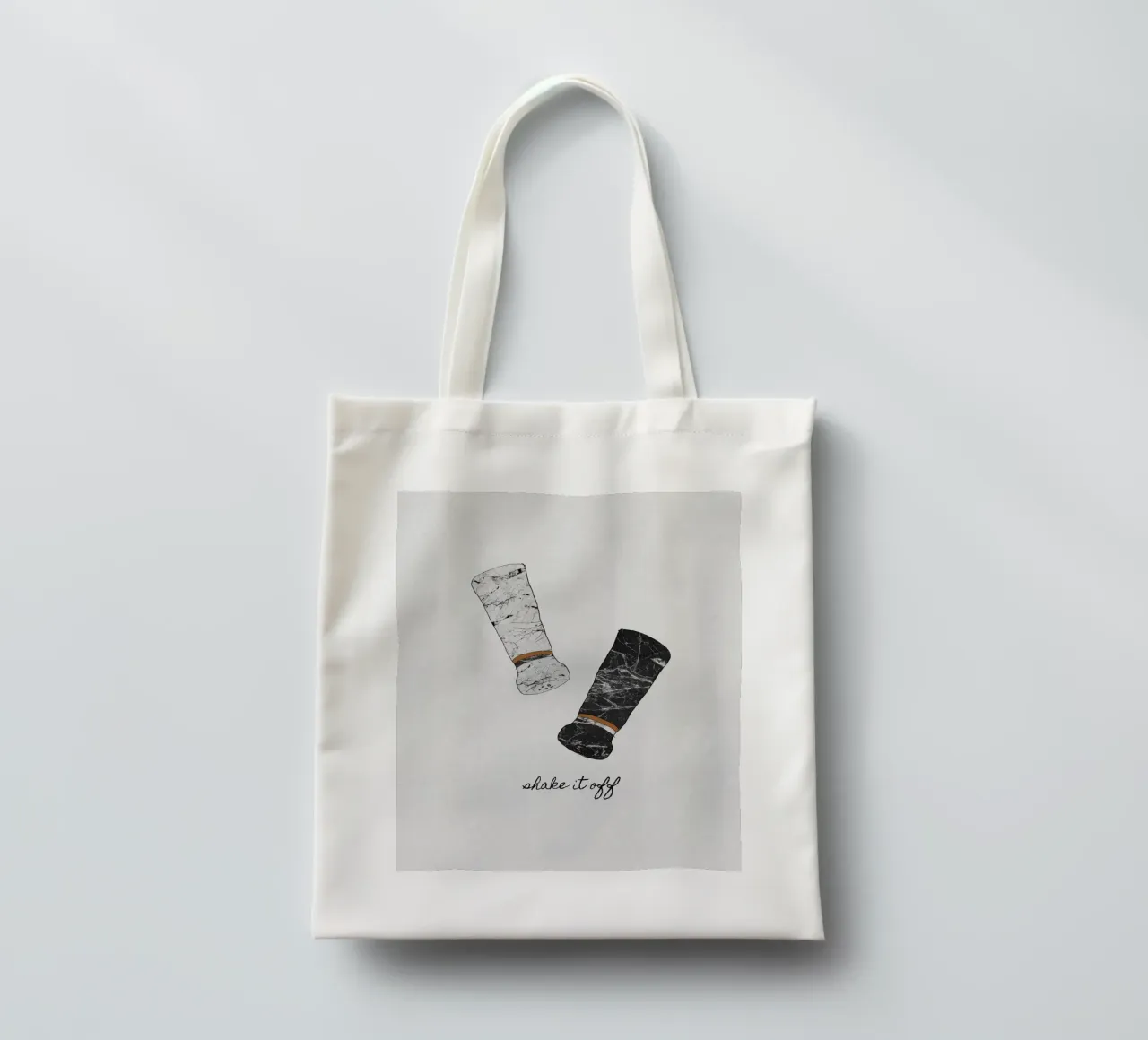 Scrollarsi di dosso borsa in juta da Orara Studio