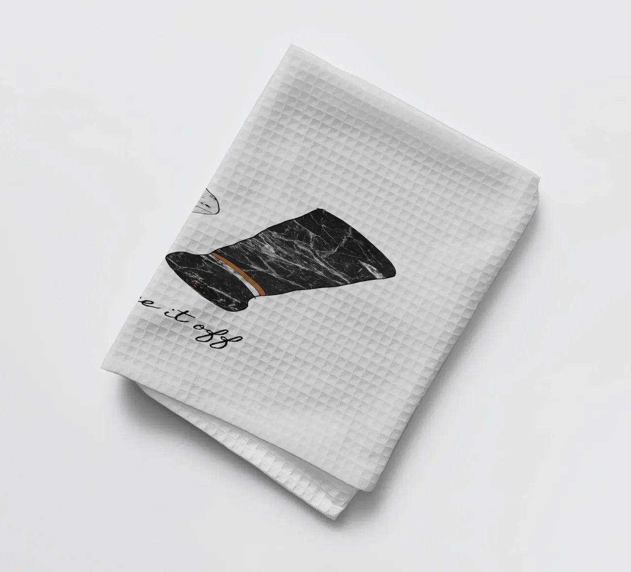 Scrollarsi di dosso canovaccio da cucina da Orara Studio