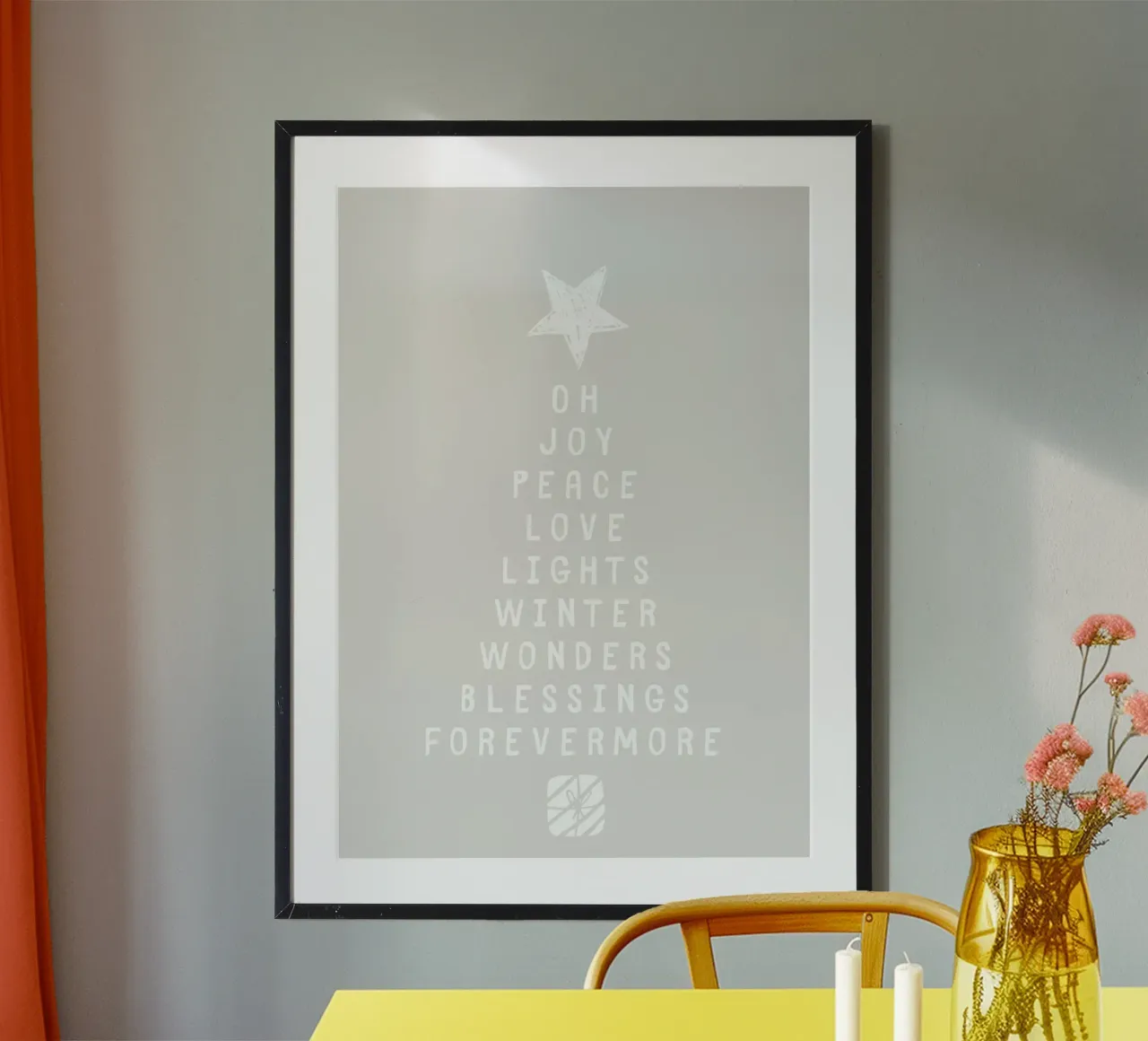 Oh Joy poster da PurePeachChristmas