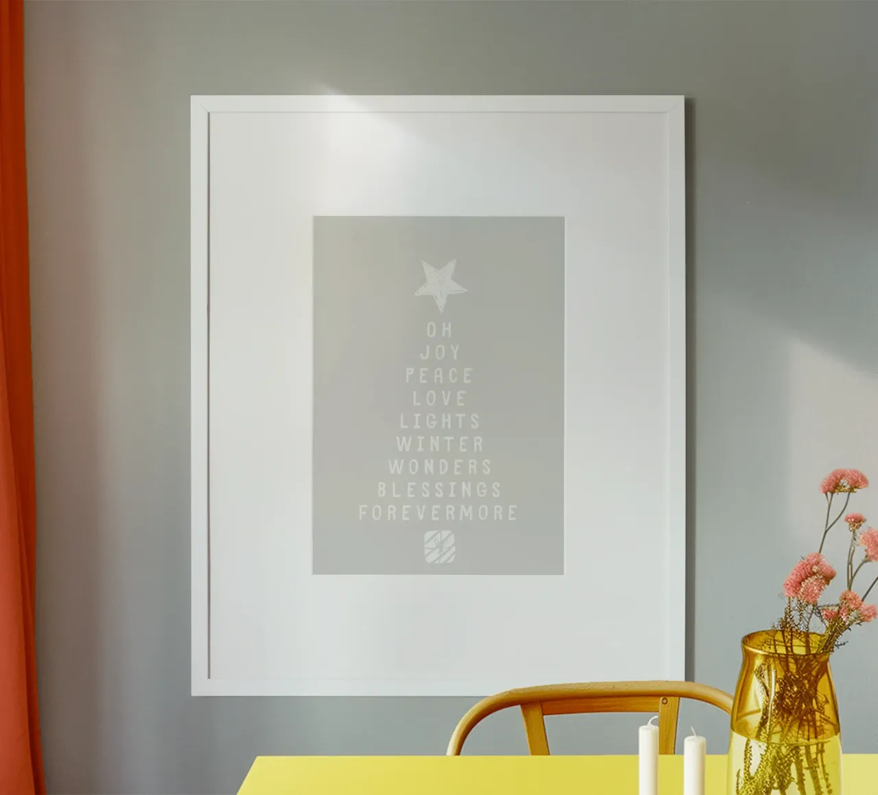 Oh Joy poster da PurePeachChristmas