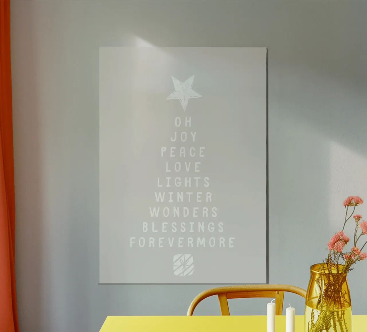 Oh Joy poster da PurePeachChristmas