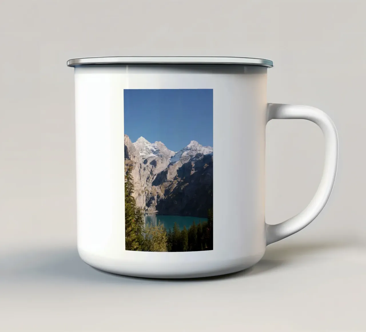 Oeschinensee Serenity tazza in smalto da FujiSwiss
