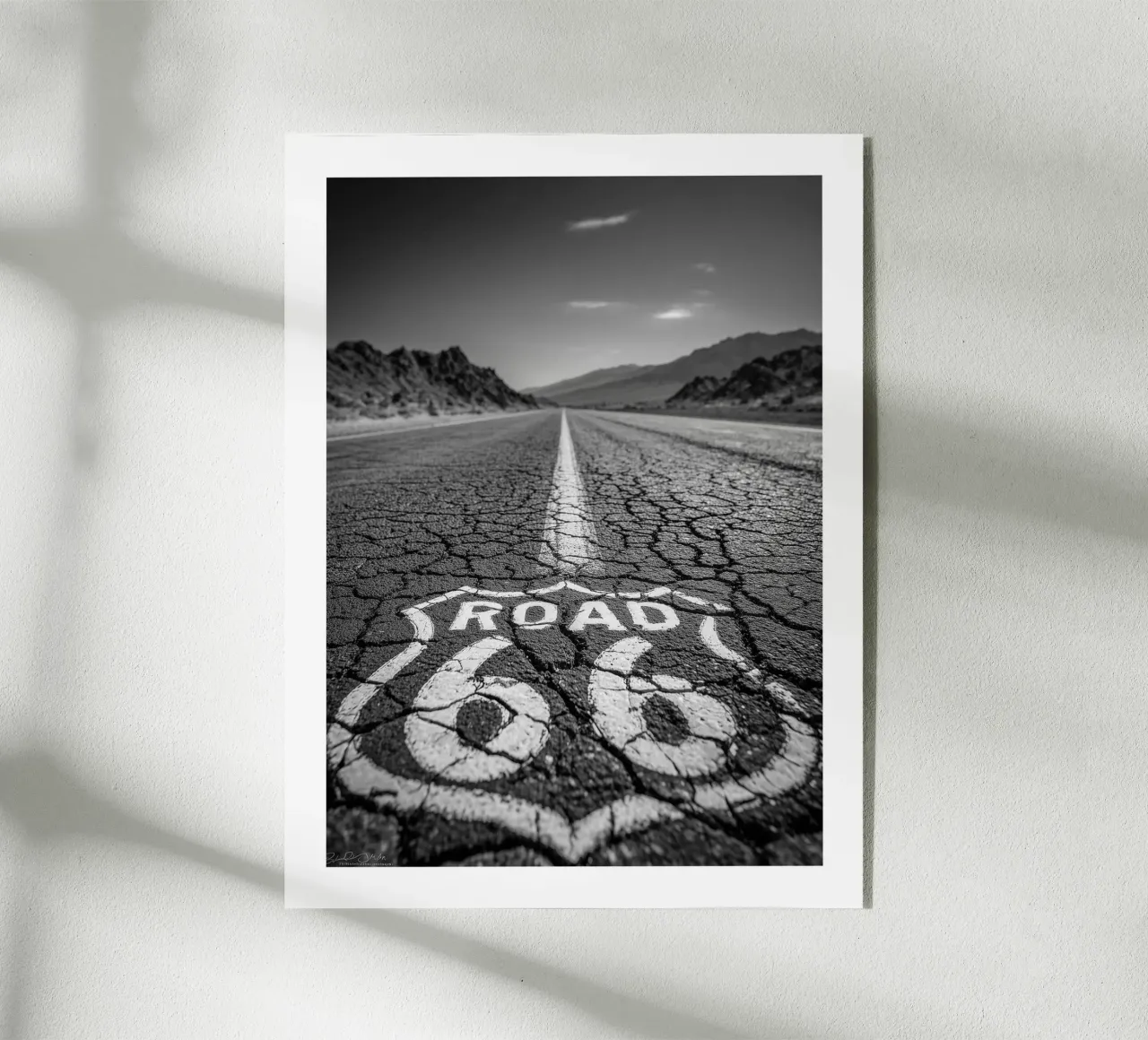 Route 66 plexiglass da Monochrome
