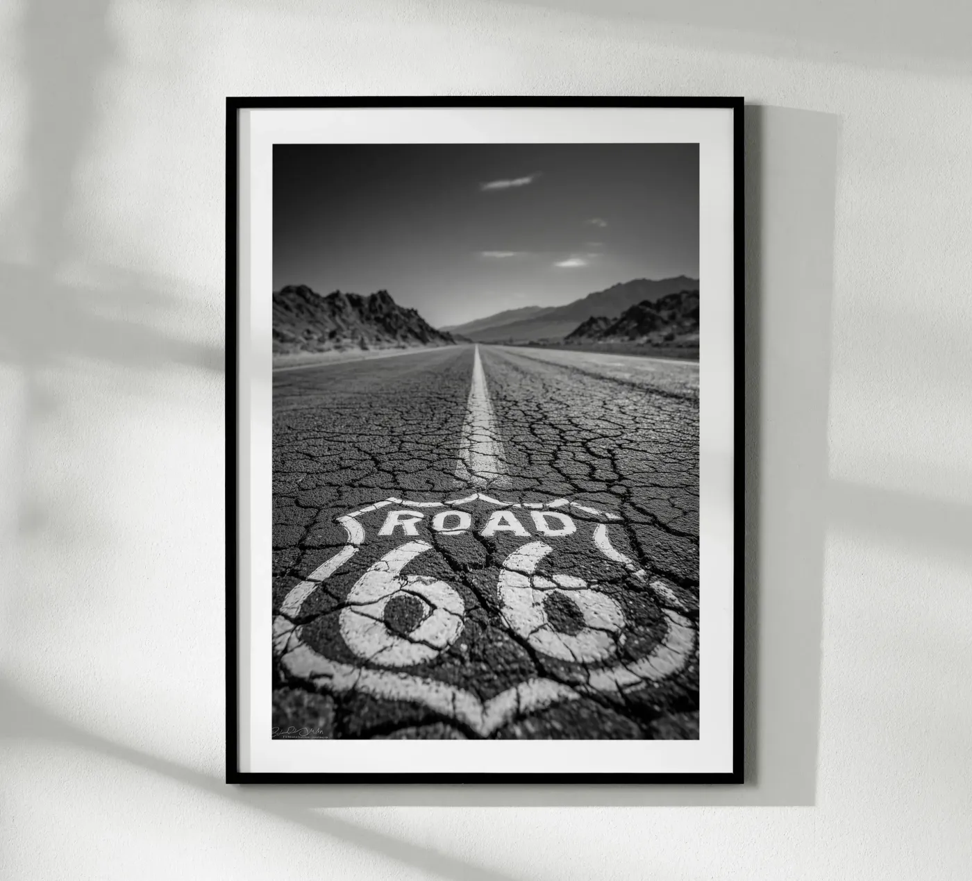 Route 66 poster van Monochrome