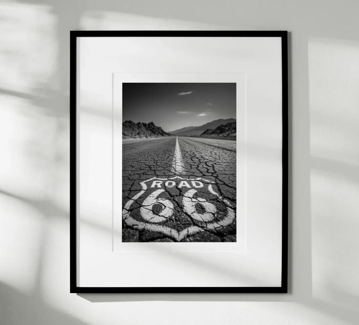 Route 66 poster van Monochrome