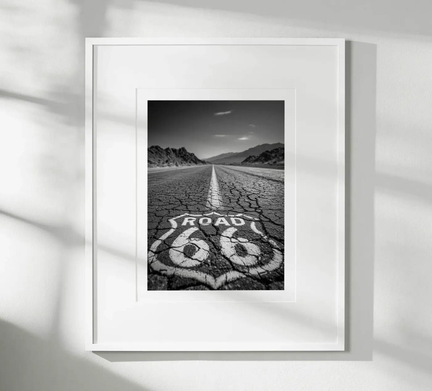 Route 66 poster van Monochrome
