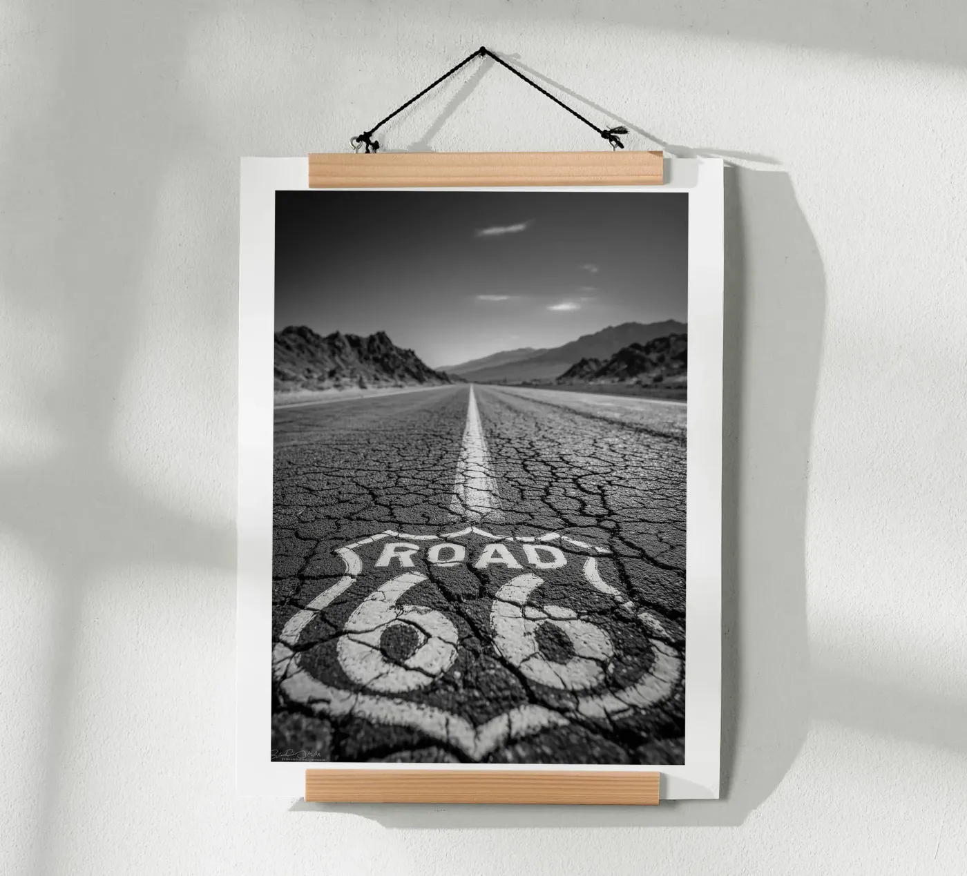 Route 66 poster van Monochrome