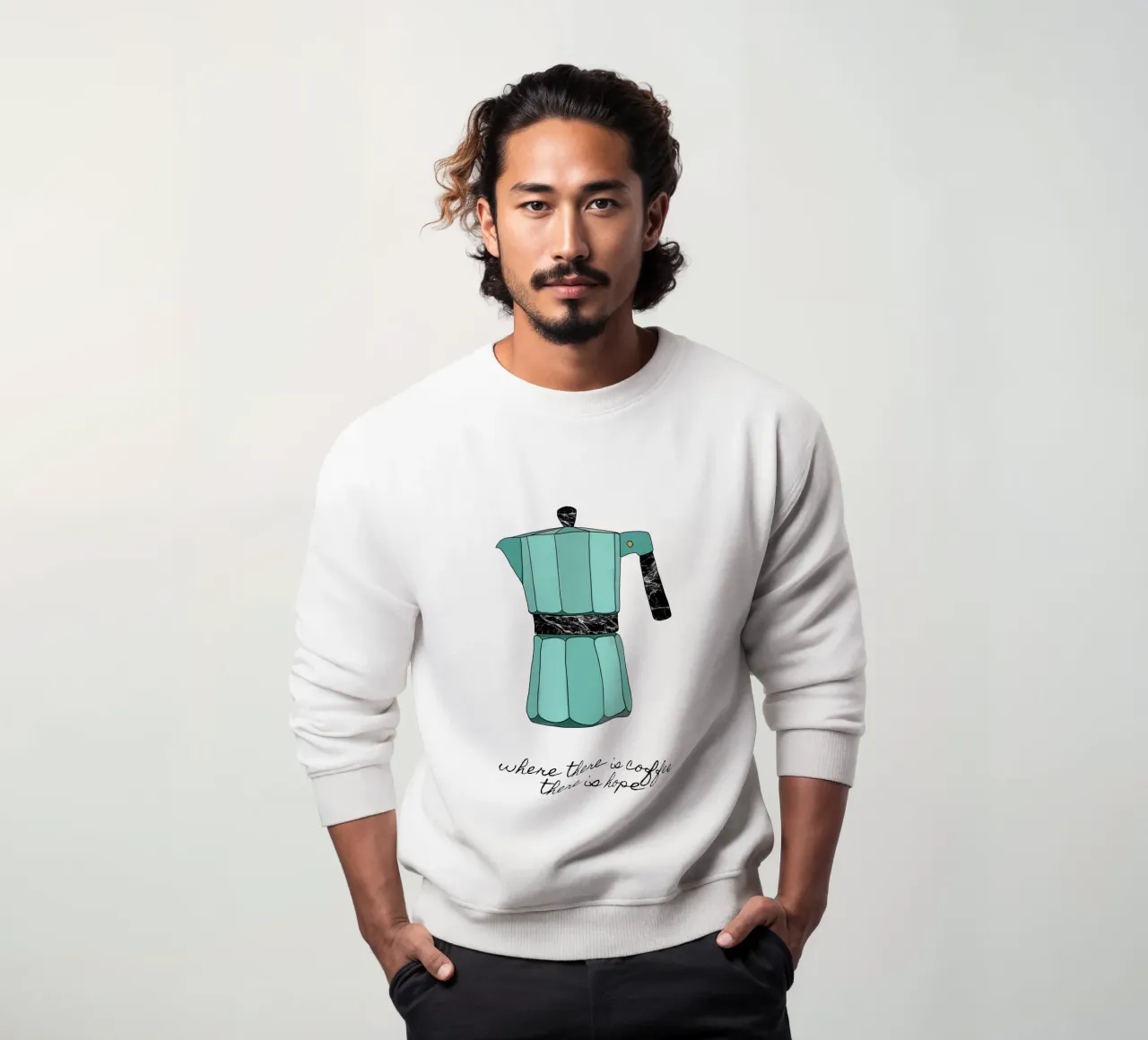 Dove c'è il caffè felpa da Orara Studio