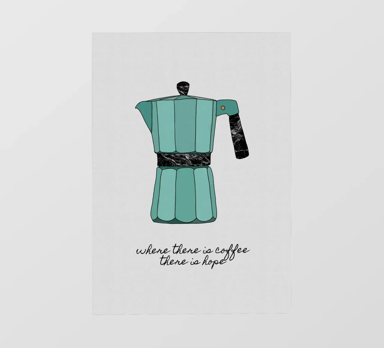 Dove c'è il caffè telo in pvc da Orara Studio