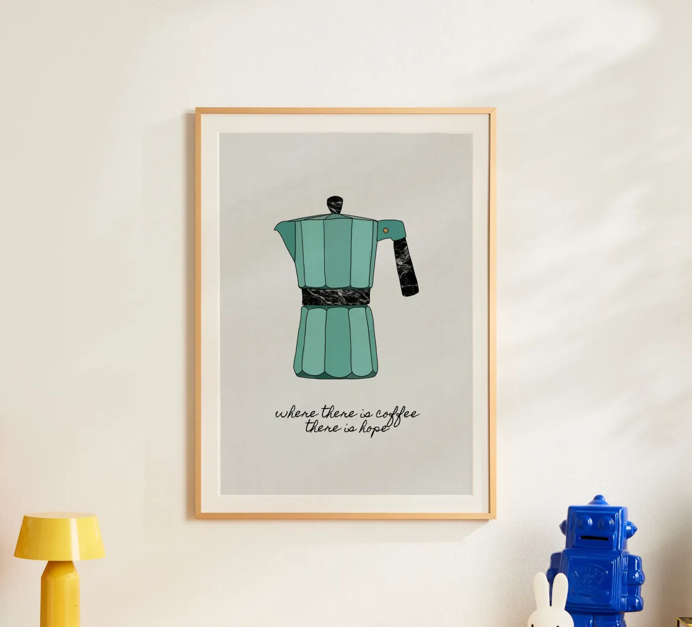 Dove c'è il caffè poster da Orara Studio