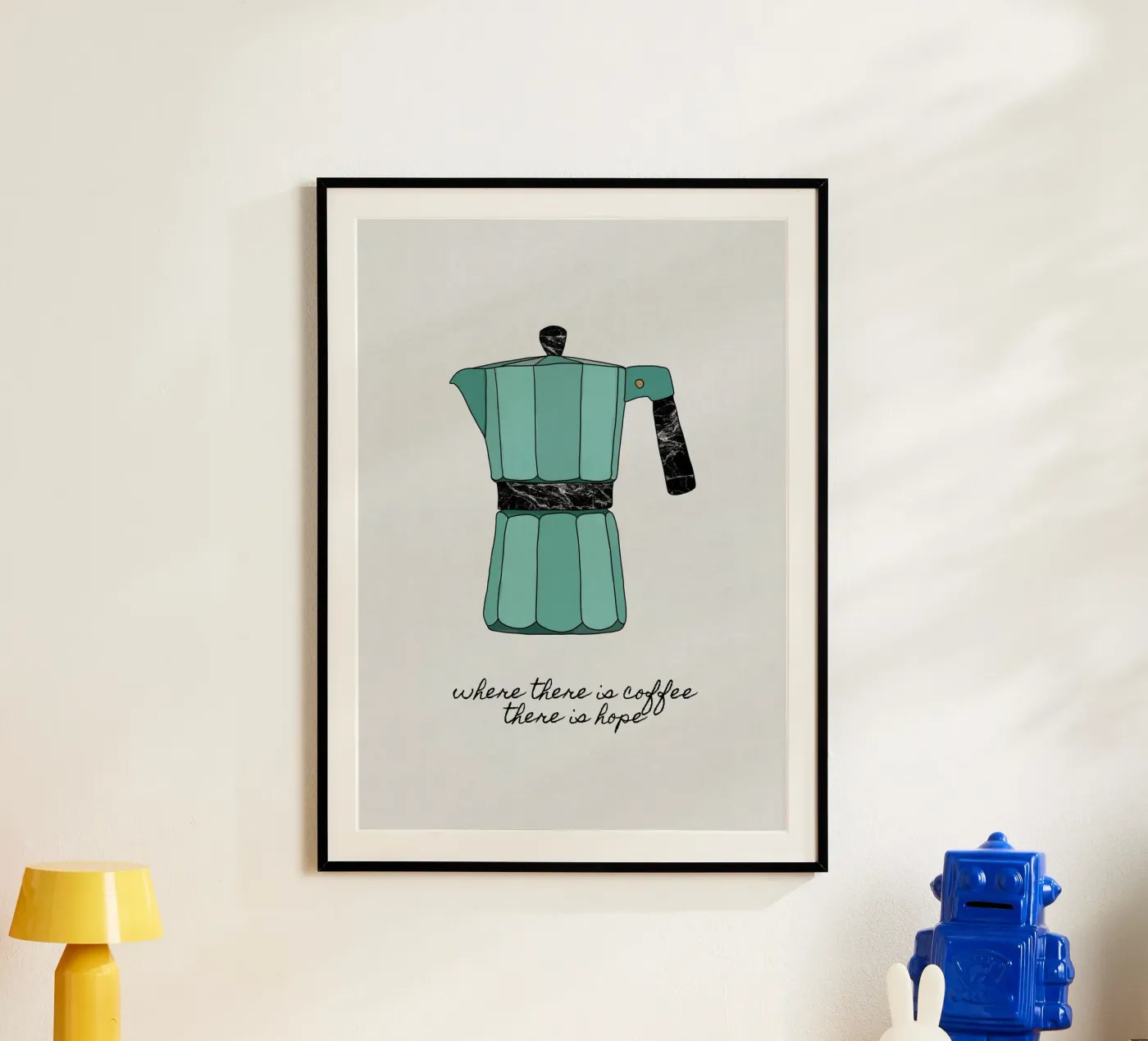 Dove c'è il caffè poster da Orara Studio